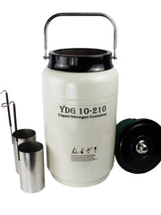 Load image into Gallery viewer, 10L Big Mouth Cryogenic Container Liquid Nitrogen LN2 Tank  Wide Open 210mm Open
