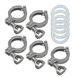 Load image into Gallery viewer, Single Pin Heavy Duty Tri Clamp with Silicone Gasket
