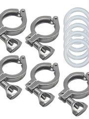 Load image into Gallery viewer, Single Pin Heavy Duty Tri Clamp with Silicone Gasket
