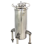 Load image into Gallery viewer, 160 L, (175 lbs. Refrigerant), ASME Certified Jacketed Storage Vessel With Condenser
