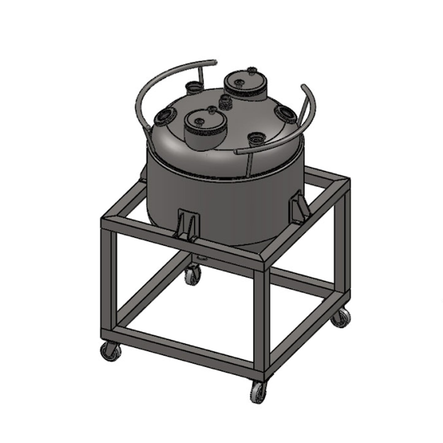 300 L, (350 lbs. Refrigerant) Jacketed Reactor with Condenser