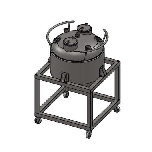 300 L, (350 lbs. Refrigerant) Jacketed Reactor with Condenser