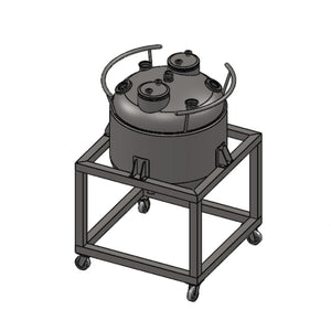 300 L, (350 lbs. Refrigerant) Jacketed Reactor with Condenser