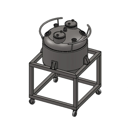 300 L, (350 lbs. Refrigerant) Jacketed Reactor with Condenser