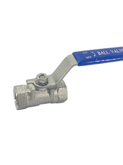 Load image into Gallery viewer, One Piece Ball Valve NPT Female x NPT Female 150 PSI Stainless Steel 304
