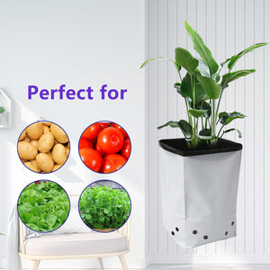 Black & White Grow Bags Planters Panda Film