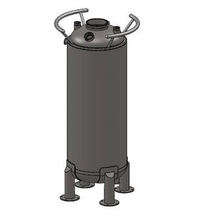 160 L, (175 lbs. Refrigerant), ASME Certified Jacketed Storage Vessel With Condenser