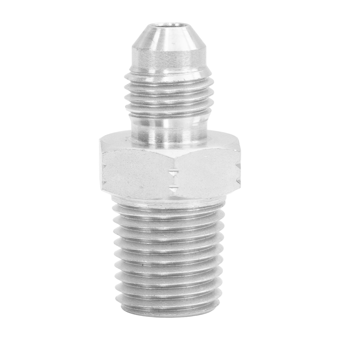 4PCS 1/4" NPT Male to 1/4" JIC Male Flared Tube Fitting Carbon Steel