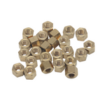 Load image into Gallery viewer, Thread Hex Nuts 3/8&quot;-16, Solid Brass Hex Nut (25PCS/Pack)
