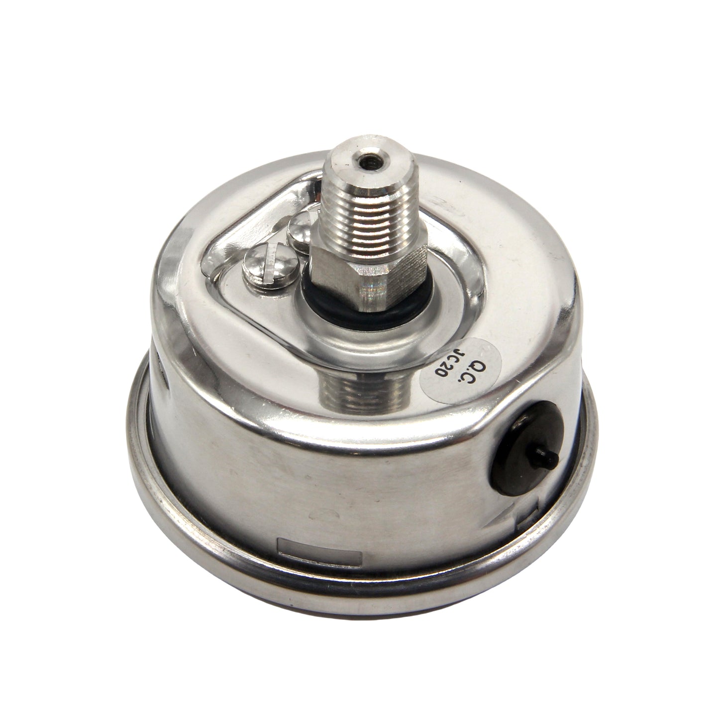 HFS 2.5" Dry Utility Vacuum Gauge 1/4" NPT Center Mount; -30HG/0PSI Back Mount