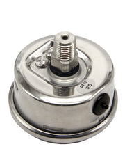 Load image into Gallery viewer, HFS 2.5&quot; Dry Utility Vacuum Gauge 1/4&quot; NPT Center Mount; -30HG/0PSI Back Mount
