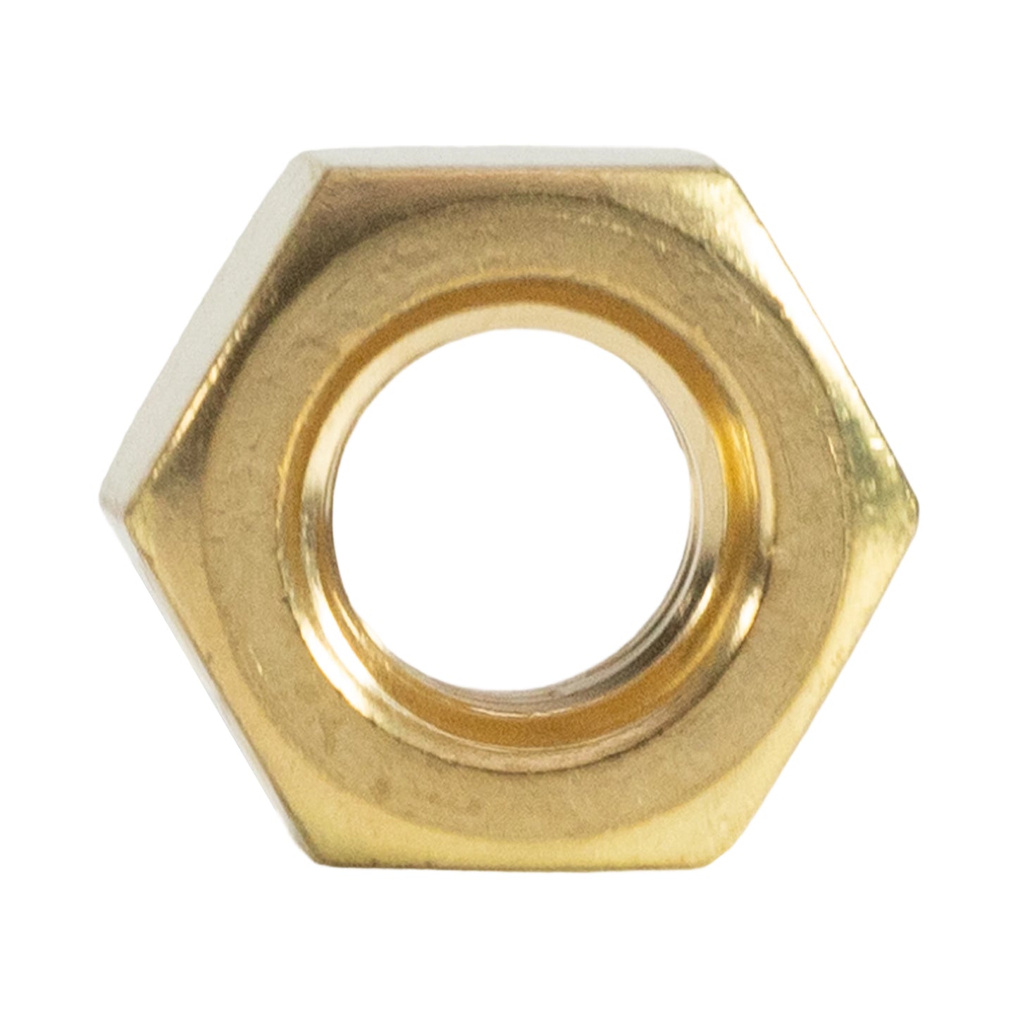 Thread Hex Nuts 5/16"-18, Solid Brass Hex Nut (25 Pack)