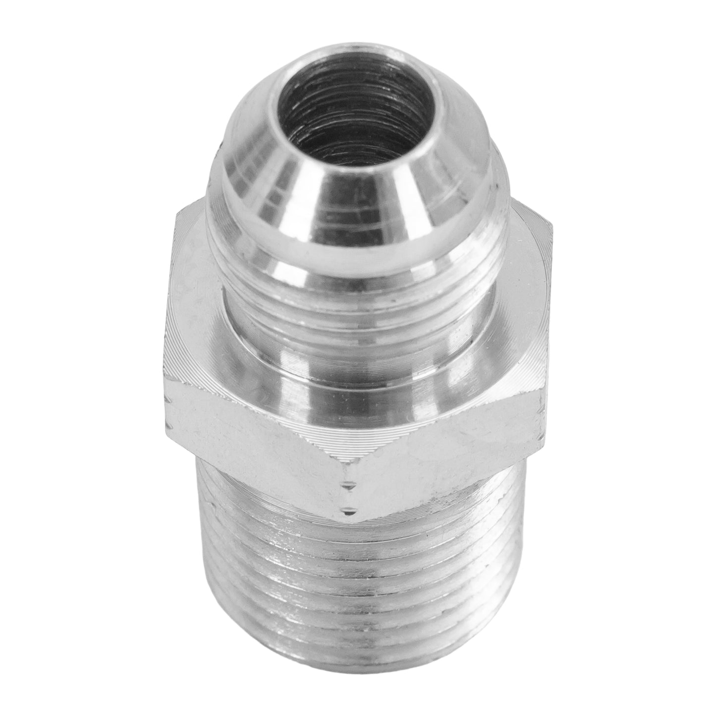 10PCS 1/2" NPT Male to 1/2" JIC Male Flared Tube Fitting Carbon Steel