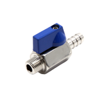 Load image into Gallery viewer, 2PCS Ball Valve 1/4" male NPT to Barb 3/8"(OD: 8.5MM)  Stainless Steel 304
