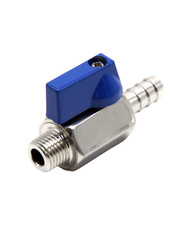 Load image into Gallery viewer, 2PCS Ball Valve 1/4&quot; male NPT to Barb 3/8&quot;(OD: 8.5MM)  Stainless Steel 304
