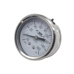 Load image into Gallery viewer, HFS -30 HG-160 PSI, 2.5&quot; Diameter Vacuum Air Pressure Gauge (316 Stainless Steel) Back Mount
