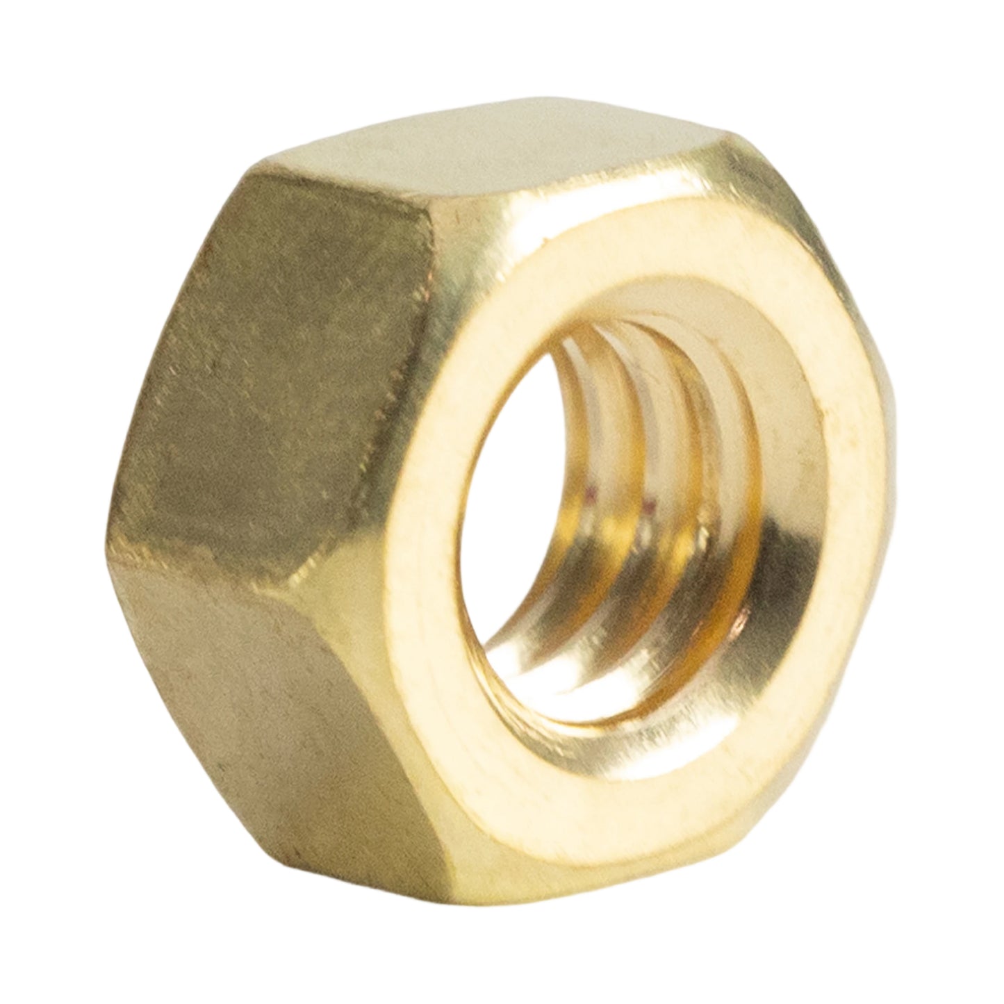 Thread Hex Nuts 5/16"-18, Solid Brass Hex Nut (25 Pack)