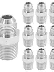 Load image into Gallery viewer, 10PCS 1/2" NPT Male to 1/2" JIC Male Flared Tube Fitting Carbon Steel