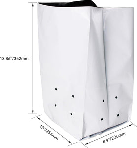 Black & White Grow Bags Planters Panda Film