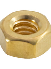 Load image into Gallery viewer, Thread Hex Nuts 1/4&quot;-20, Solid Brass Hex Nut (50 Pack)
