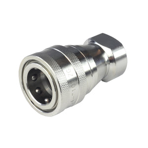 Valved Quick Disconnect 1500 PSI, Female x FNPT 1/2 in