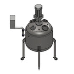 Load image into Gallery viewer, Double Jacketed Stainless Steel Reactor, 150L
