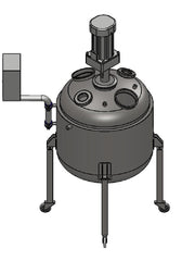 Load image into Gallery viewer, Double Jacketed Stainless Steel Reactor, 150L
