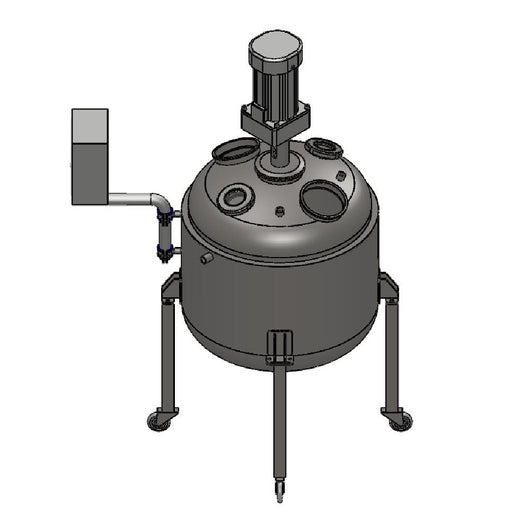 Double Jacketed Stainless Steel Reactor, 150L