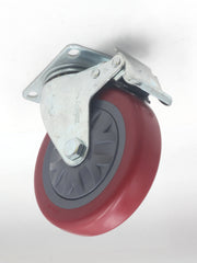 Load image into Gallery viewer, 5-Inch Swivel Plate Caster Wheels Set of 4 with 1500lbs Loads Capacity
