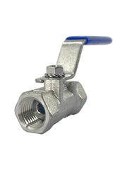Load image into Gallery viewer, One Piece Ball Valve NPT Female x NPT Female 150 PSI Stainless Steel 304
