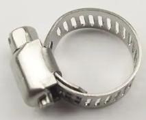 Stainless Steel Hose Clamp 3/8" 10 PCS