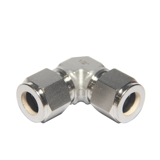 Compression Tube Fitting 90 Degree Elbow 1/2
