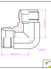 Load image into Gallery viewer, Compression Tube Fitting 90 Degree Elbow 1/2&quot; Tube OD x 1/2&quot; Tube OD Stainless Steel 316
