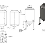 Load image into Gallery viewer, Hardware Factory Store Inc - HFS (R) 24x40 Bottom Spout Base with Spherical Lid and Jacketed - [variant_title]
