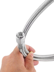 Load image into Gallery viewer, 1/2&#39;&#39; Female JIC Stainless Braided Hoses, w/ PTFE Liner, - 300PSI
