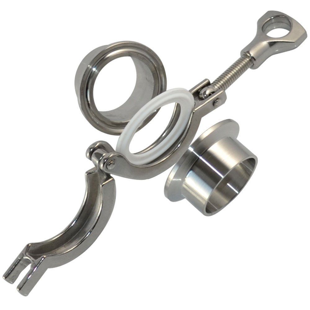 Hardware Factory Store Inc - Tri Clamp Weld On Fitting Set - 1.5”