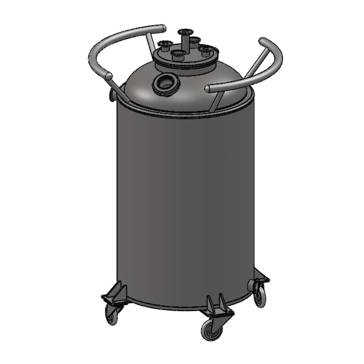 100 L, (110 lbs. Refrigerant), Jacketed Storage Vessel With Condenser