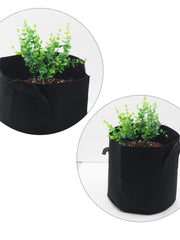 Load image into Gallery viewer, Aeration Fabric Pot Plant Grow Bag w/Handles (Black)
