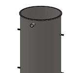 Load image into Gallery viewer, 12&quot; Tri Clamp Vessel Container Base w/ 1.5&quot; Tri-Clamp Drain Port
