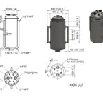 Load image into Gallery viewer, Hardware Factory Store Inc - 14x36 Bottom Spout Base with Spherical Lid and Jacketed - [variant_title]

