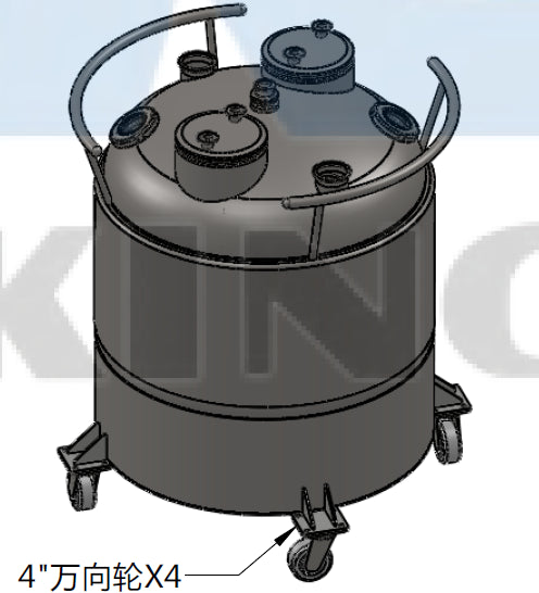 SS 304 Condensing Coil in Tank - 1/2
