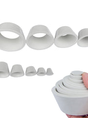 Load image into Gallery viewer, Rubber Filter Adapter Cones Set, Buchner Funnel Flask Adapter Set,9PCS
