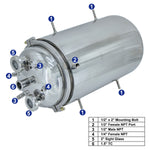 Load image into Gallery viewer, Hardware Factory Store Inc - 12 X 24 Bottom Spout Base with Spherical Lid - [variant_title]

