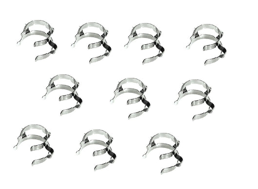 Hardware Factory Store Inc - Lab metal Standard Taper Clip(S/S), Stainless Steel Lab Clamp, Conical Head Clip -10pcs - [variant_title]