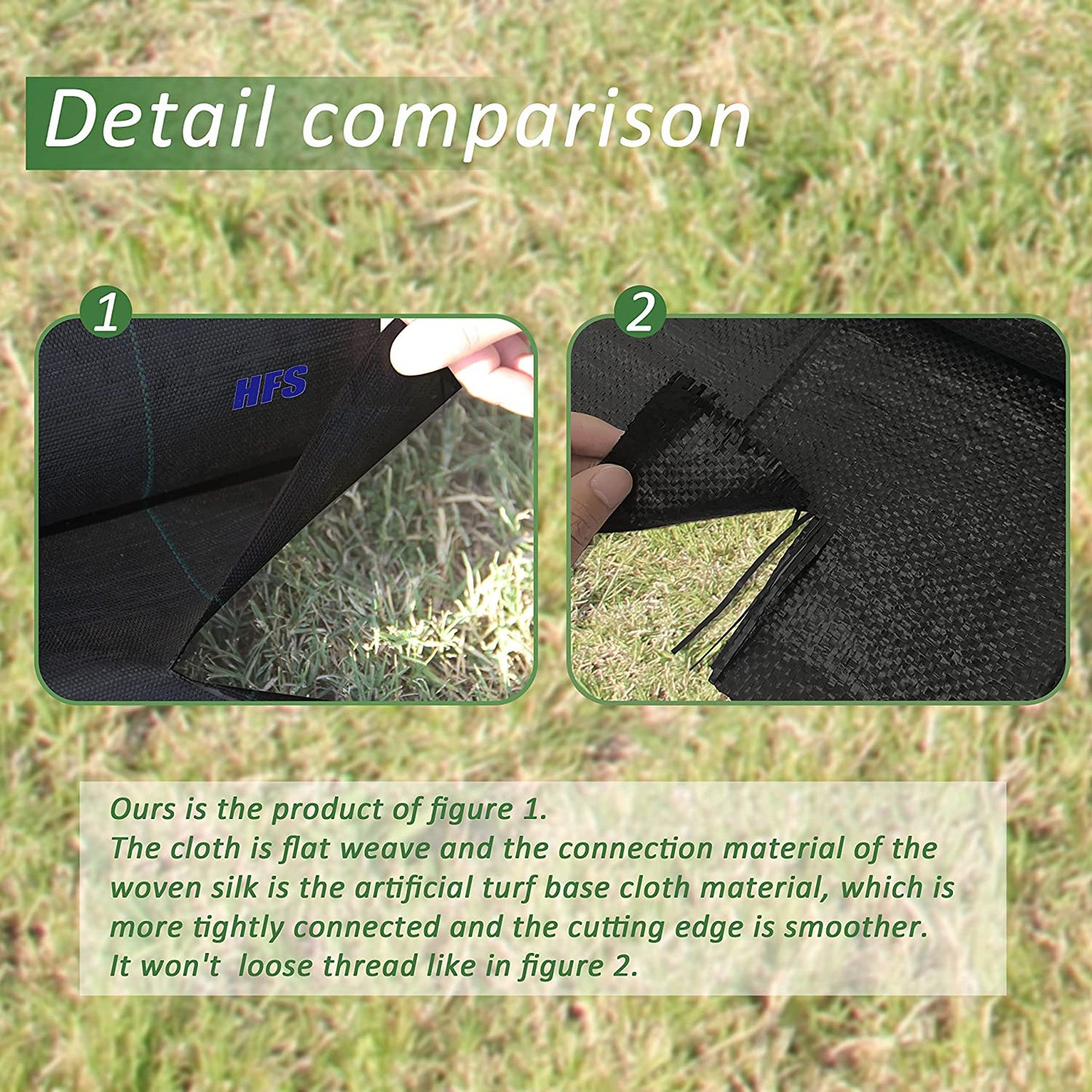 Weed Barrier Fabric Black 4.4OZ