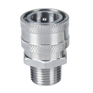 Quick Disconnect Female Coupler X 1/2" Male NPT Stainless Steel 304