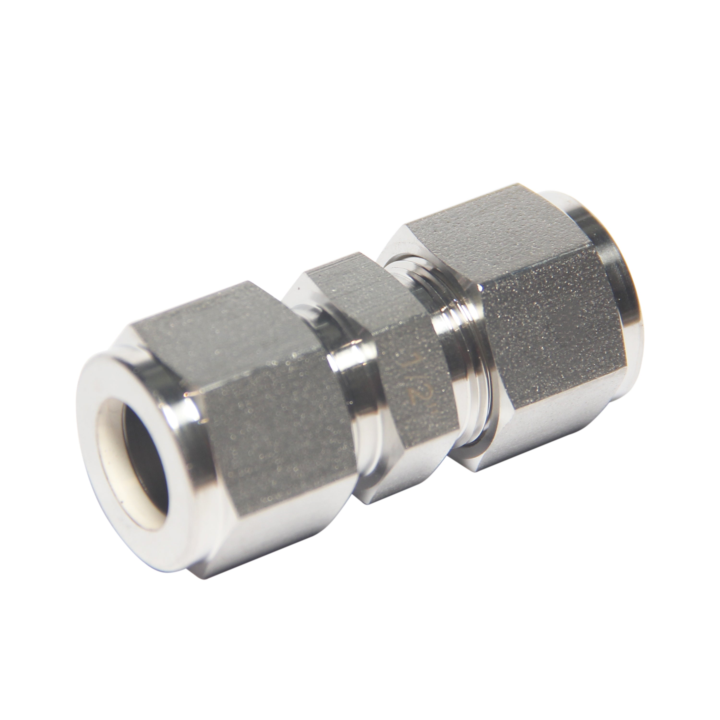 Compression Tube Fitting Union 1/2 Tube OD Adapter Stainless Steel 316