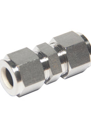 Load image into Gallery viewer, Compression Tube Fitting Union 1/2&quot; Tube OD Adapter Stainless Steel 316
