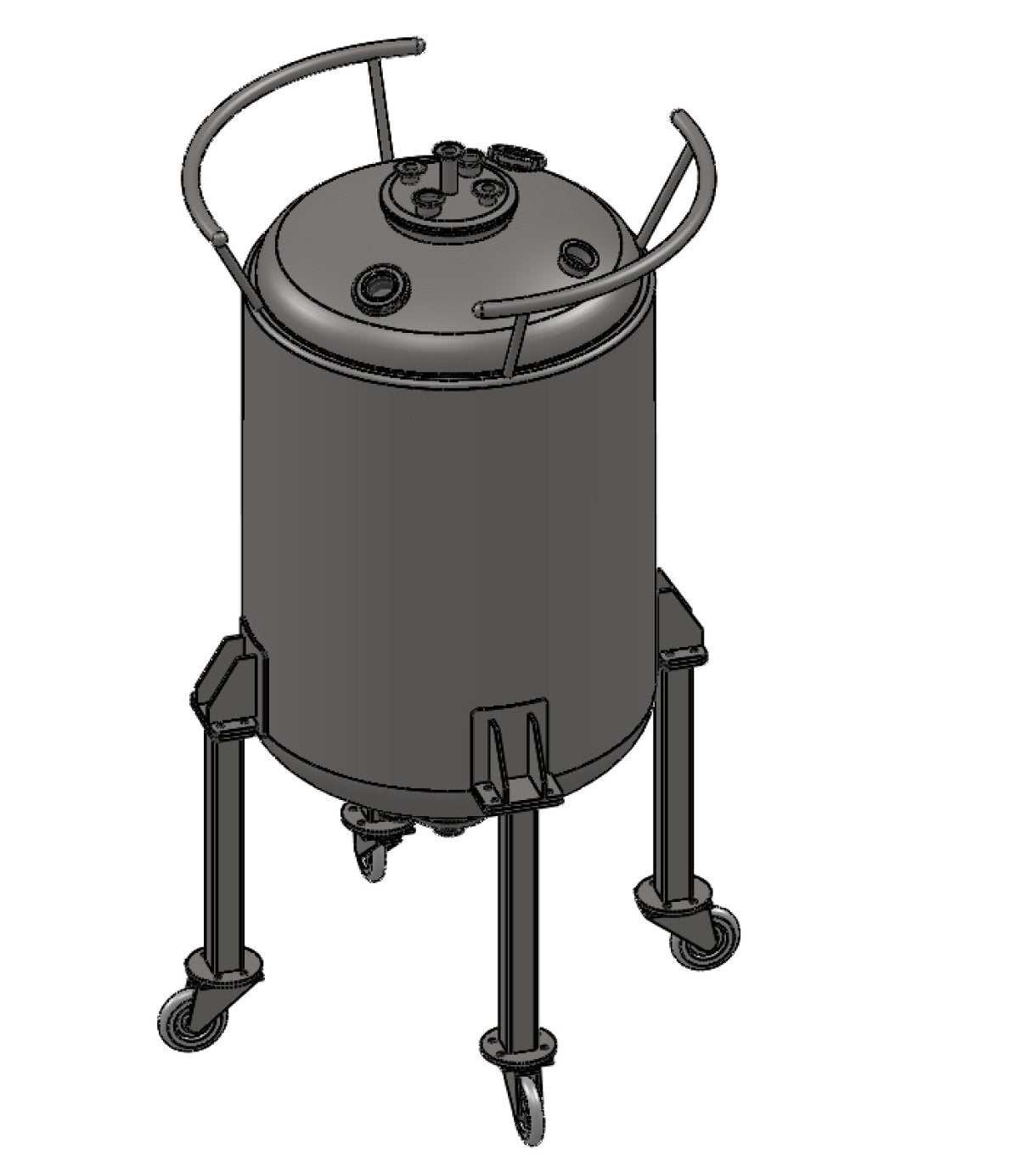 300 L (350 lbs. Refrigerant) Jacketed Reactor with Condenser
