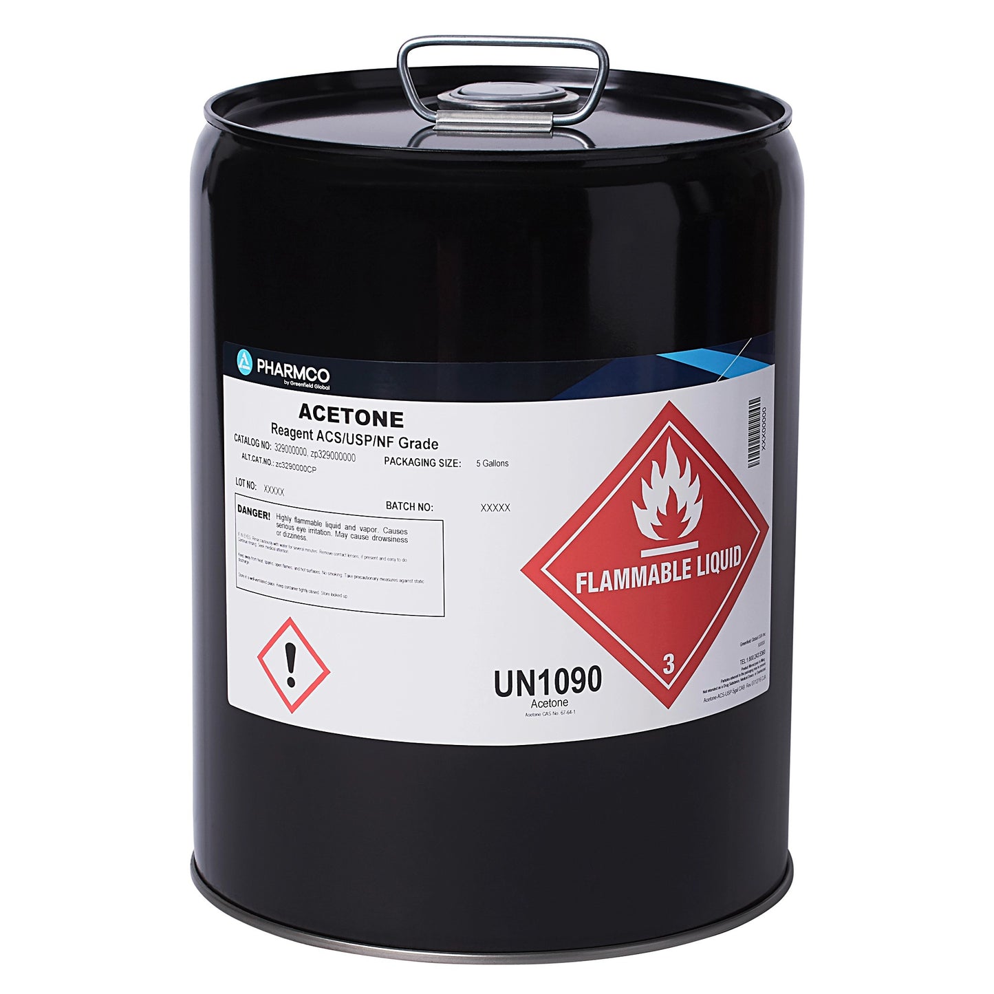 PHARMCO Acetone Reagent Grade IN STORE PICK UP ONLY